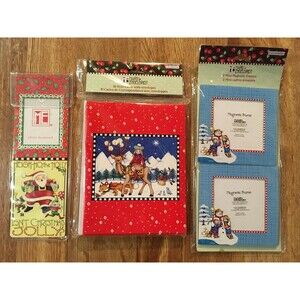 Mary Engelbreit Christmas Holiday Items 10 Notecards 2 Frames 1 Photo Bookmark